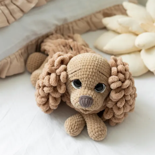 Crochet dog pattern - amigurumi pattern spaniel puppy